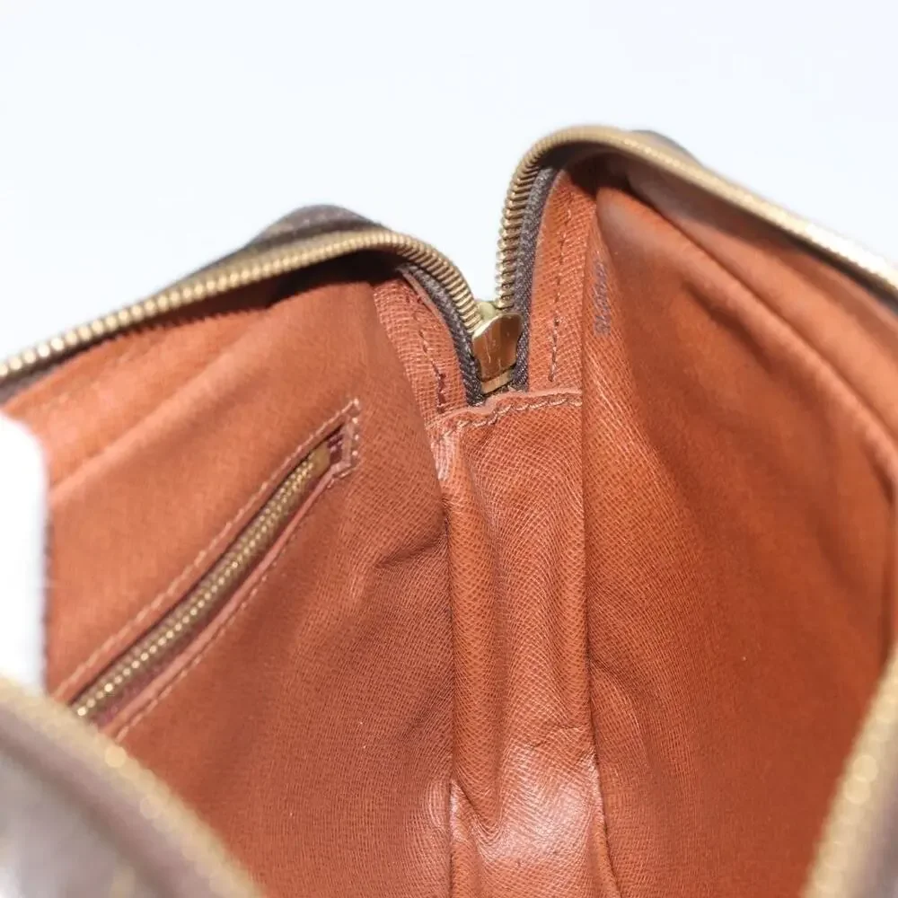 Louis Vuitton Monogram Marly Dragonne GM Clutch Bag Brown